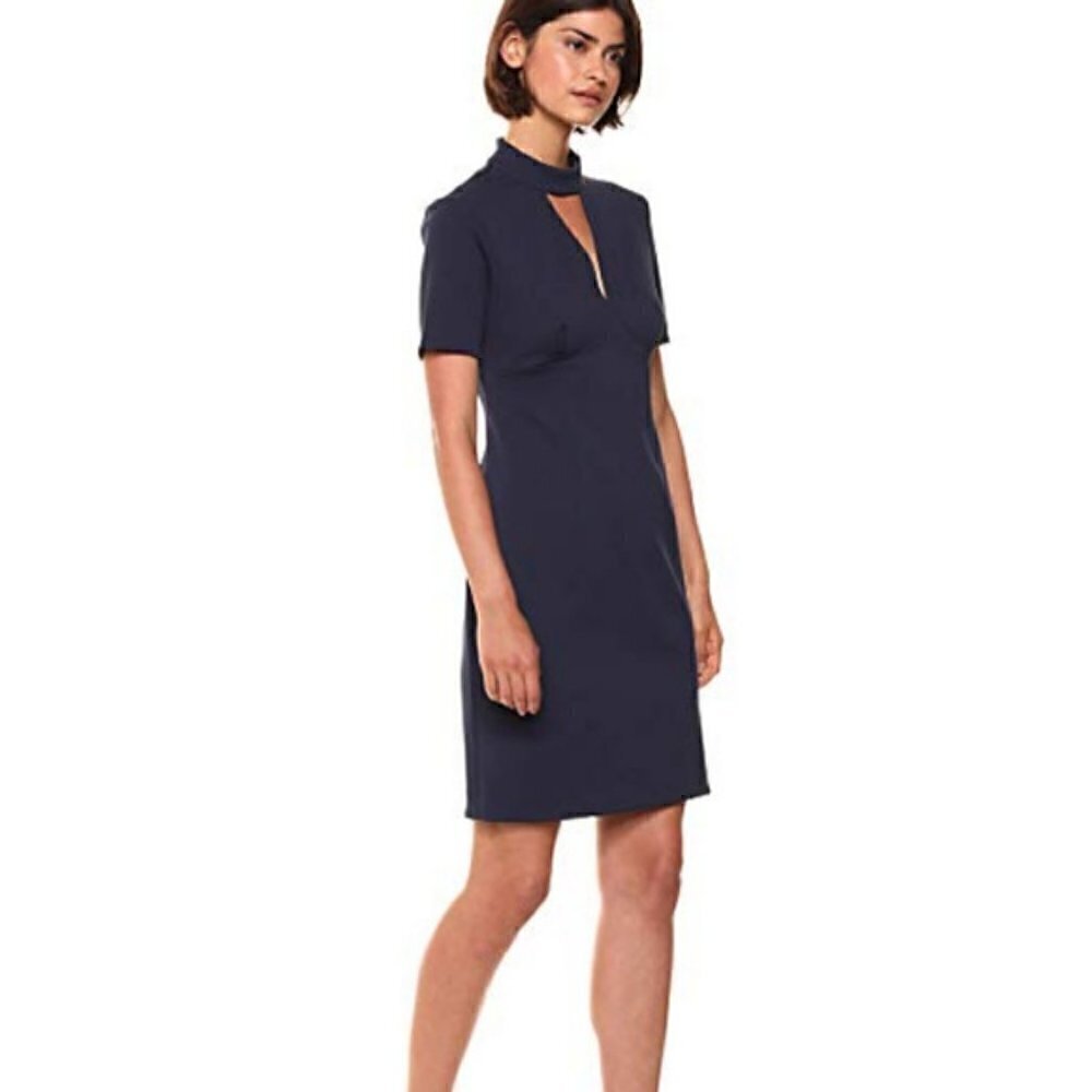 NWT Trina Trina Turk Camari Choker Neck Dress women fashion